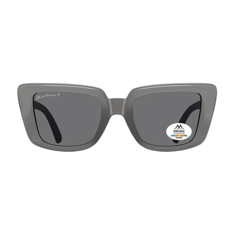 montana Women's Rectangle Grey Grey Polarized MP193 Grey female