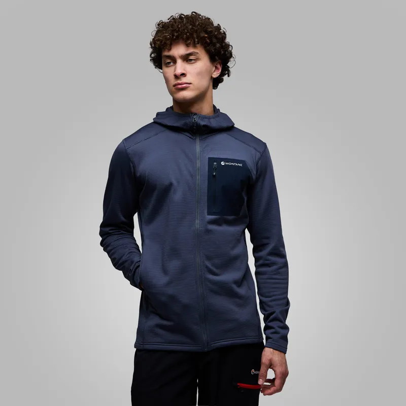 Men's Montane Protium CP Hooded Fleece Jacket Dark Sky