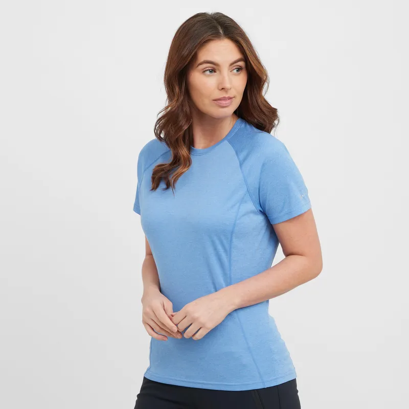 Montane Womens Dart T-Shirt / Cornflower / 10 - Size: 10