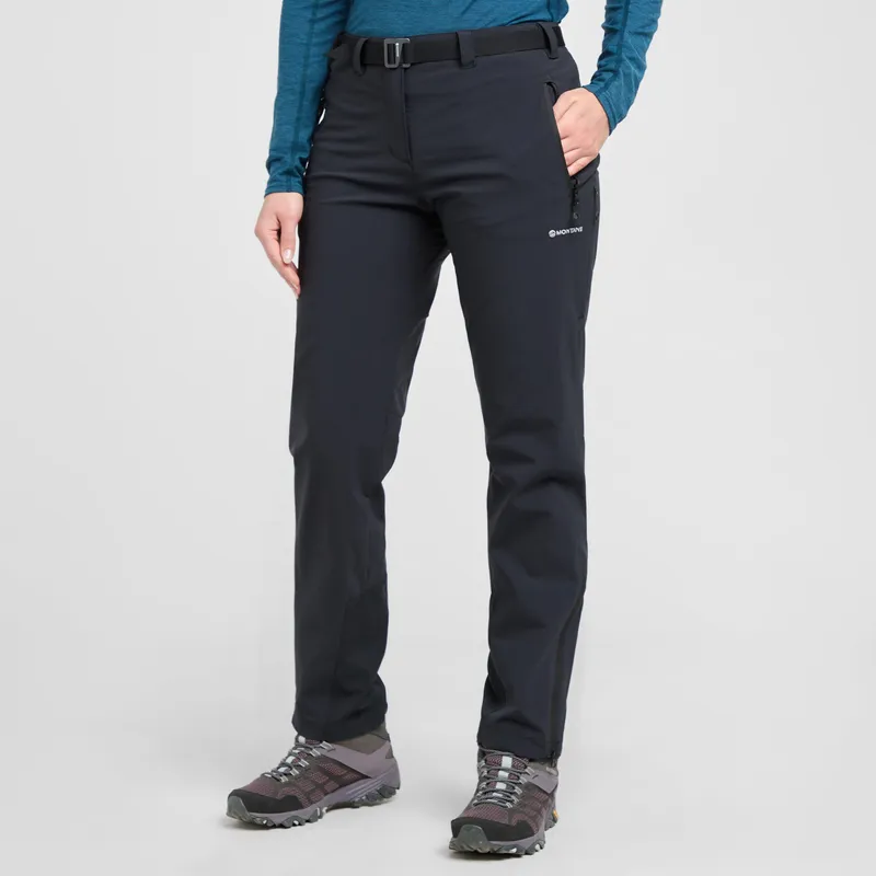 Montane Womens Terra Stretch Pants Regular Leg / Black / 14 - Size: 14