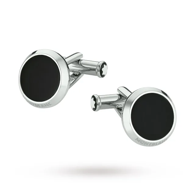 Montblanc Meisterstuck Black Iconic Cufflinks 112896