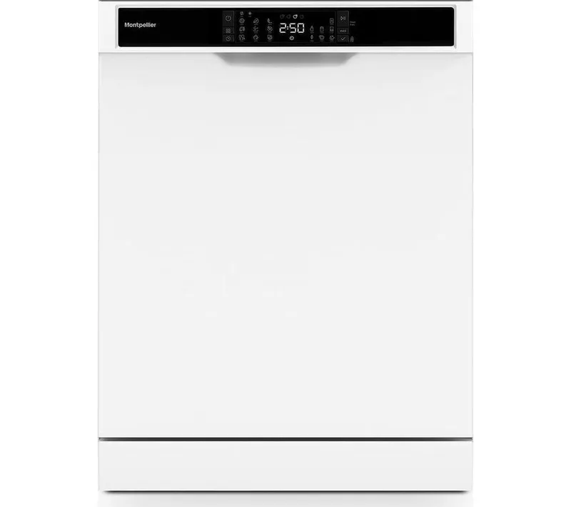 Montpellier MDWC1496W Full-Size Dishwasher - White
