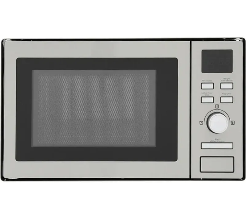 Montpellier MWBi17-300 Built-in Compact Solo Microwave - Stainless Steel