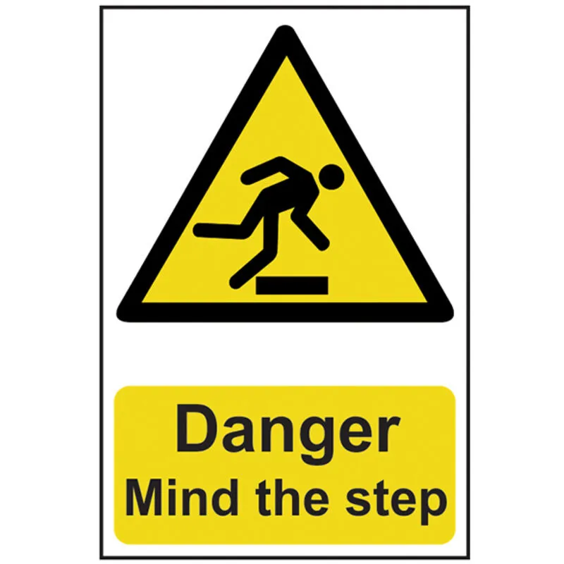Monument Scan 1105 Danger Mind The Step - pvc 200 x 300mm SCA1105