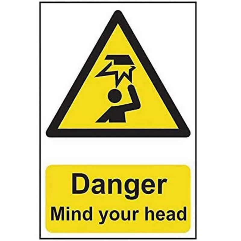 Monument - Scan 1150 Danger Mind Your Head - pvc 200 x 300mm SCA1150