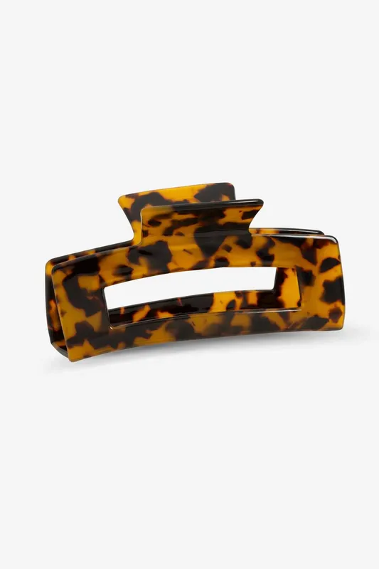 Mood Women's Resin Claw Clip in Brown - Brown - Size: One Size