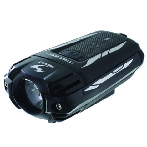 Moon Meteor Rechargeable Front Bike Light 400lm - Black / Front / Rechargeable