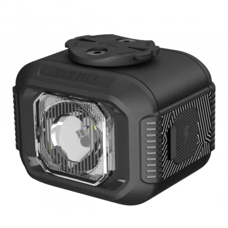 Moon Titan Mini 700 Rechargeable Front Bike Light - Black / Front / Rechargeable