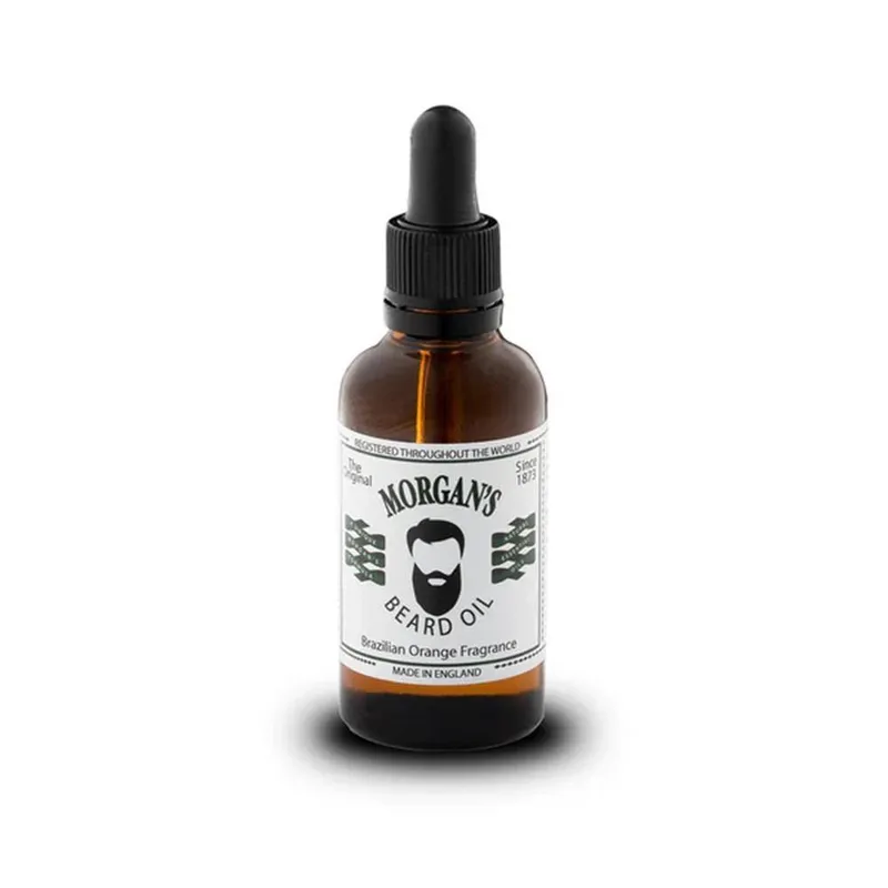 Morgan's Men's Brazillian Orange Beard Oil 50ml in Clear Clear