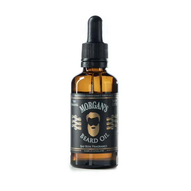 Morgan's Men's Bay Rum Beard Oil 50ml in Clear Clear 50ml