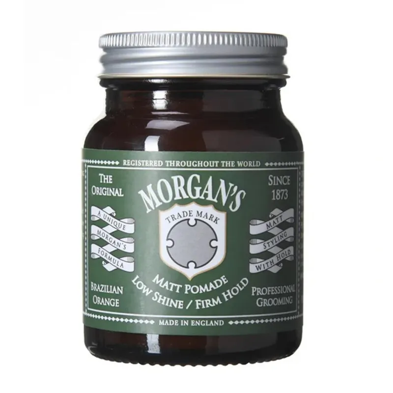 Morgan's Men's Brazillian Orange Matt Low Shine/Firm Hold Pomade 100g in Clear Clear