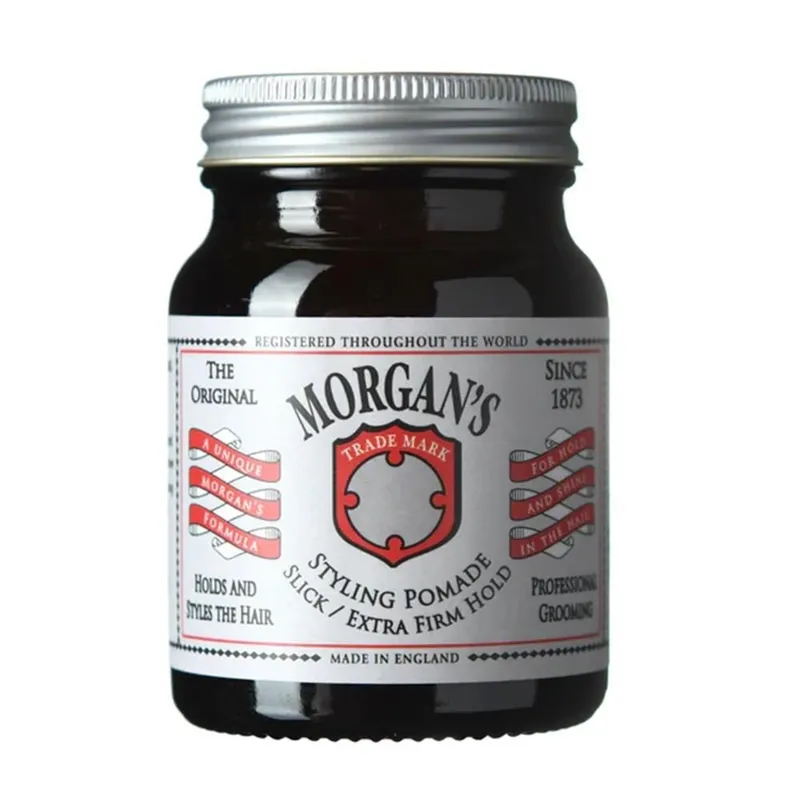 Morgan's Men's Slick Extra Firm Hold Pomade 100g in Clear Clear