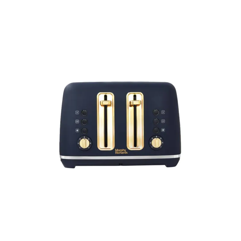 Morphy Richards Accents 242045 4 Slice Toaster - Navy, Blue