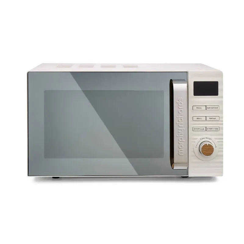 Morphy Richards Clay Microwave in White Size: Medium White Medium