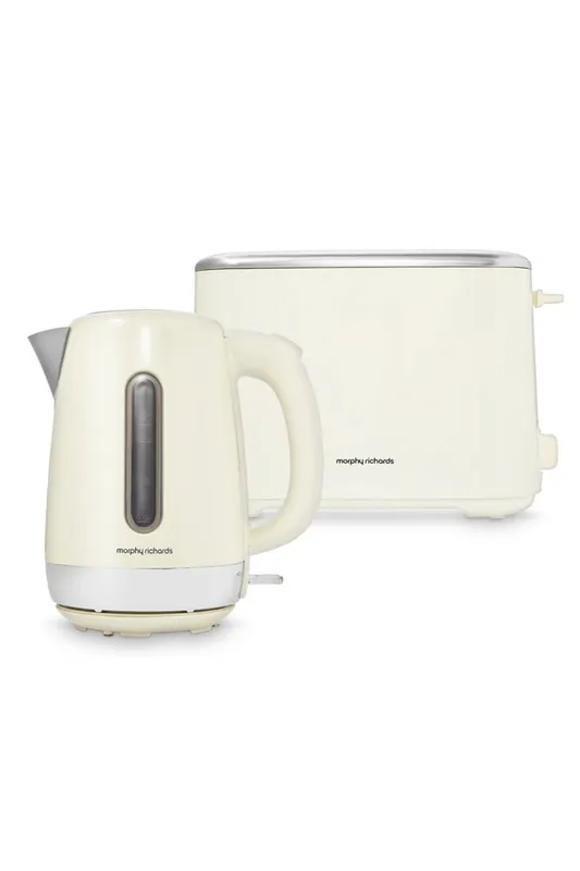 Morphy Richards Equip Kettle & Toaster Set in Cream - Cream