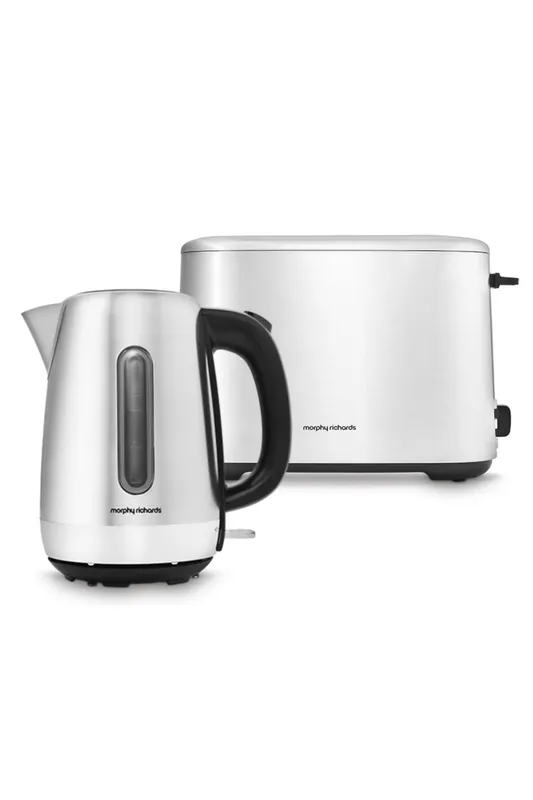 Morphy Richards Equip Kettle & Toaster Set in Silver Silver