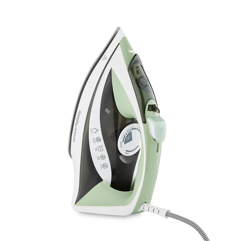 Morphy Richards Steam Flow Turbo Steam Iron in Green - Green - Size: One Size