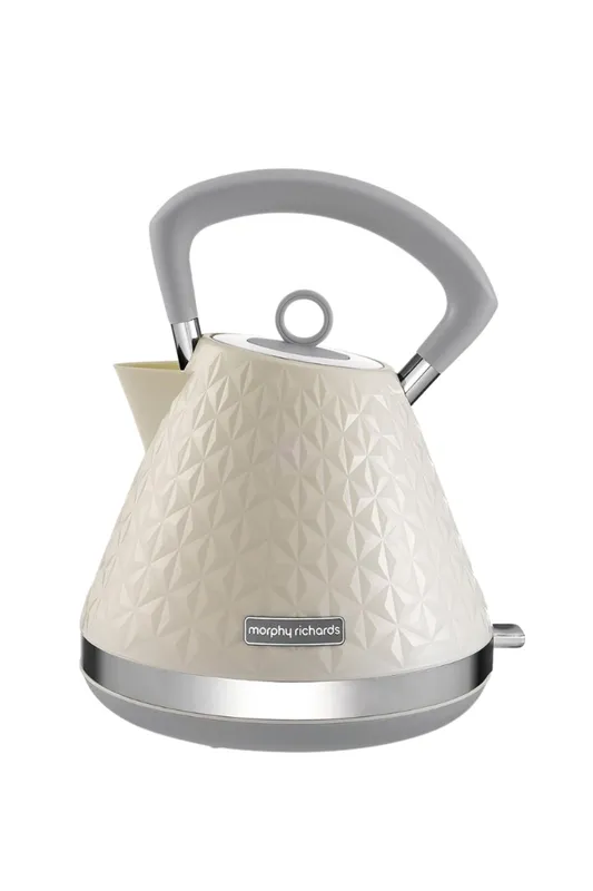 Morphy Richards Unisex Vector Pyramid Kettle in Cream Cream female