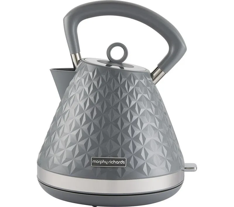 Morphy Richards Vector Traditional Kettle - Grey, Silver/Grey