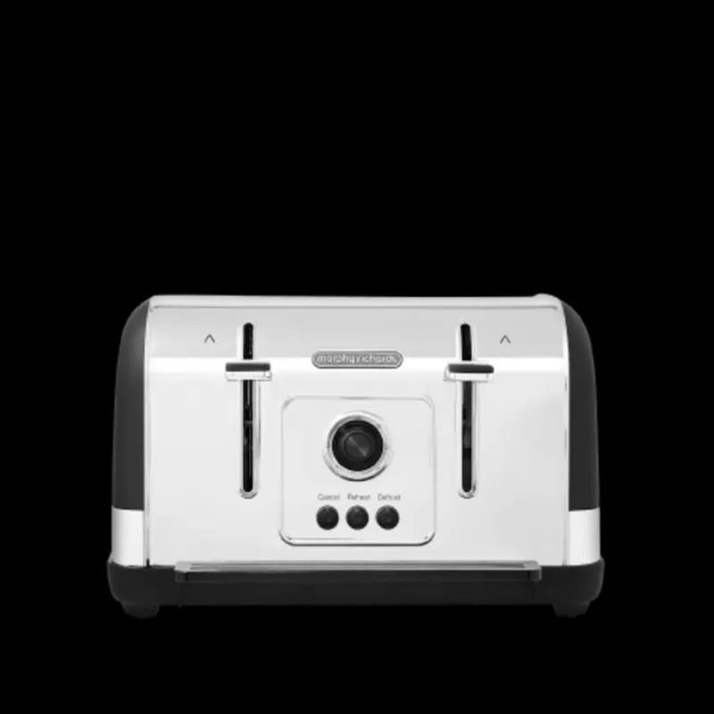 Morphy Richards Unisex Venture 4-Slice Toaster in Black Black female