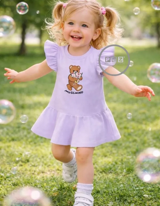 Girl's Moschino Baby/Toddler Girl Lilac Dress MDV0DI