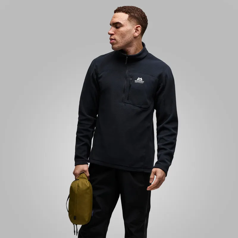 Mountain Equipment Men's Micro Zip T Black
