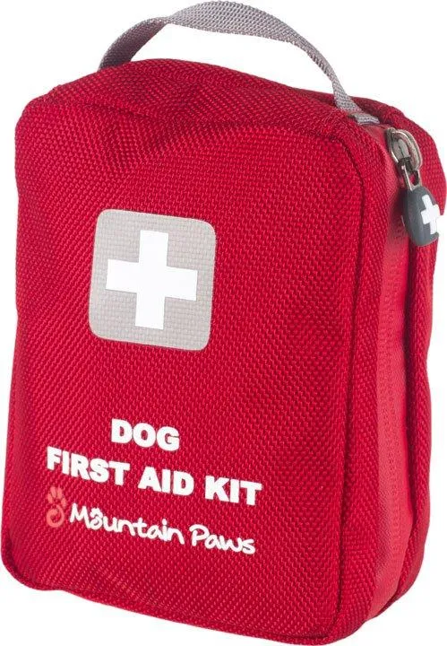 Mountain Paws Dog First Aid Kit, Red