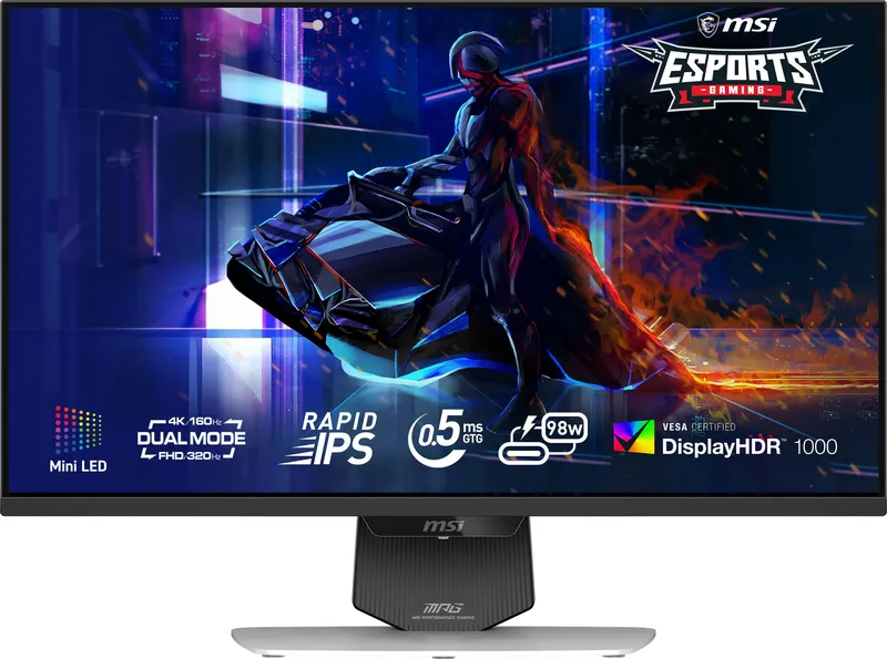 Msi Mpg 274URDFW E16M 27" 4K Ultra HD 160Hz Gaming Monitor - Black
