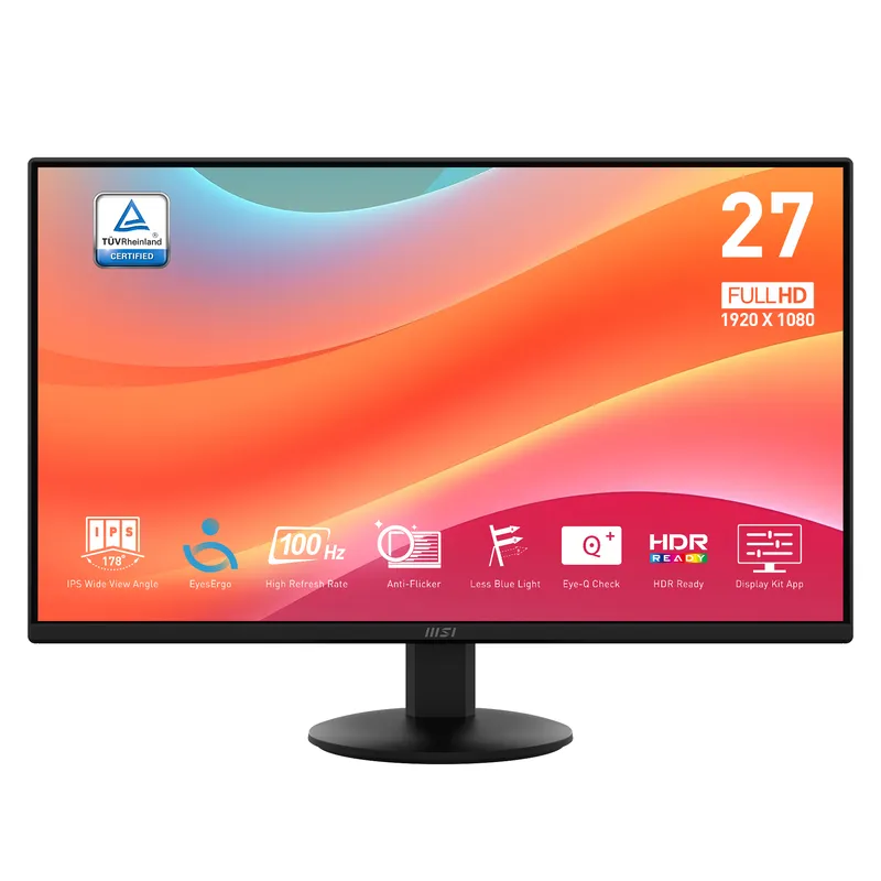 Msi Pro MP272L 27" Ips Full HD 100Hz 1ms HDMI Monitor