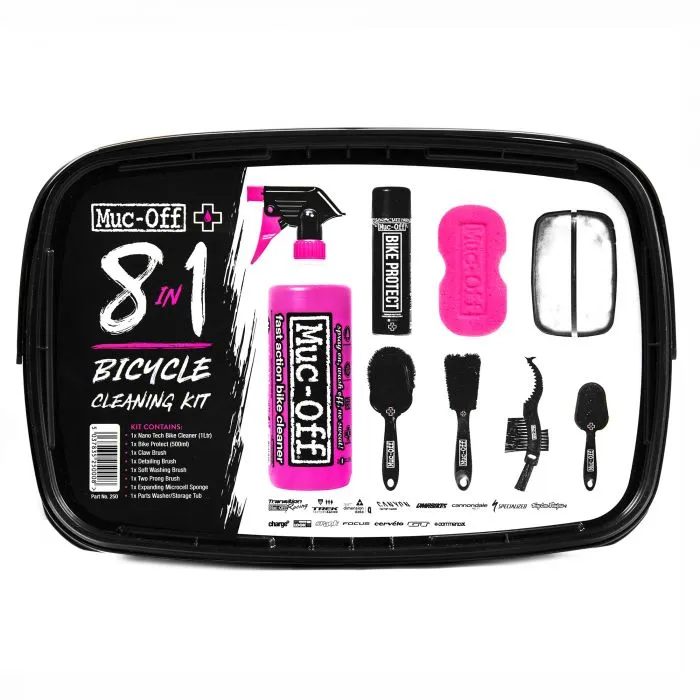 Muc Off 8-in-1 Bicycle Cleaning Kit Black
