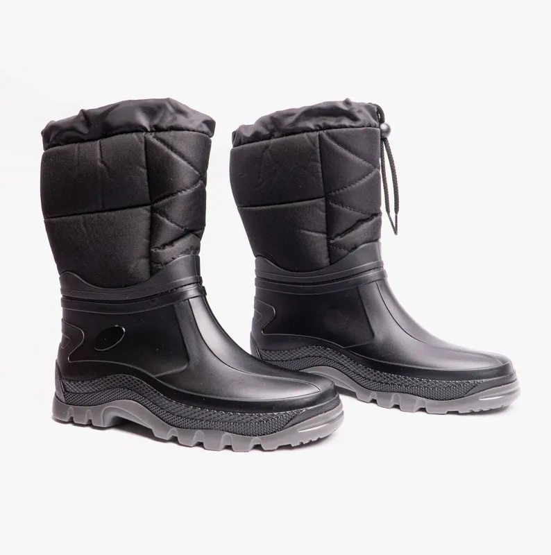 Men's Mud Dogs Nordic Mens Warm Lined Boots Black - Size: 9