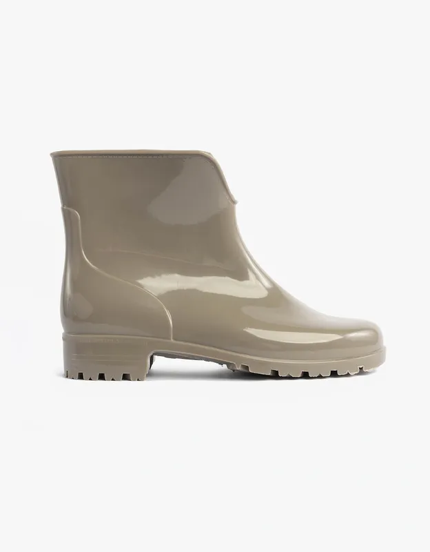 Women's Mud Dogs Paola Womens Ankle Wellies Clay - Cream - Size: 5