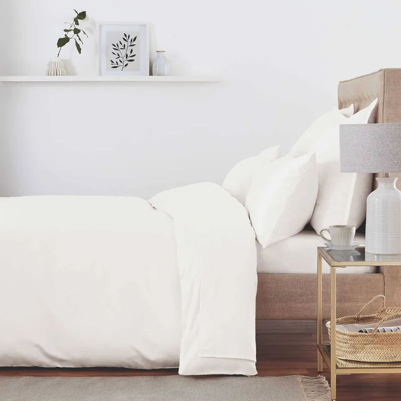 Murmur 500 Thread Count Double Duvet Cover, White