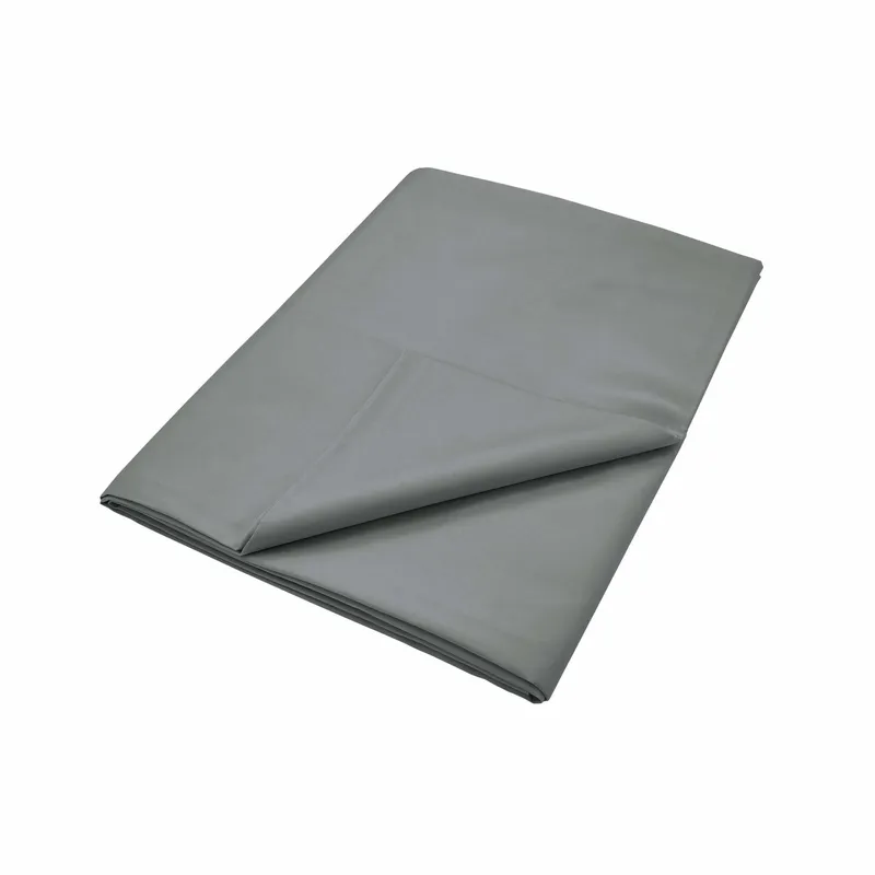 Murmur ' 500TC' Plain Dye Flat Sheet in Grey Size: King Flat Grey King Flat
