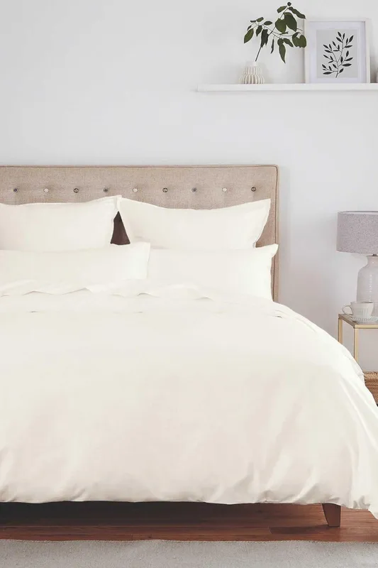 Murmur 500 Thread Count Single Duvet Cover, Ivory