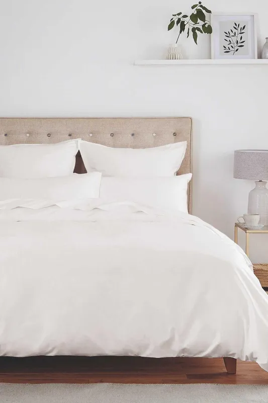 Murmur 500 Thread Count Single Duvet Cover, White