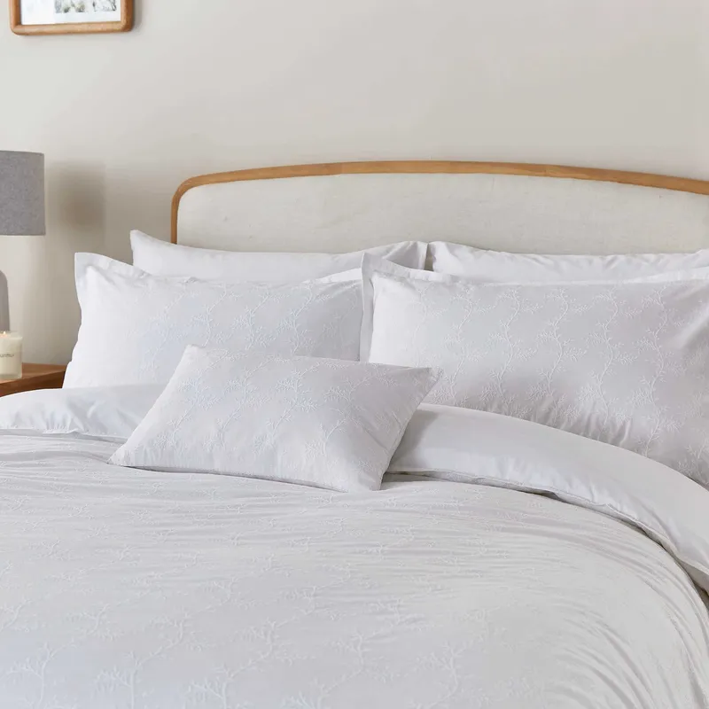 Murmur Bea Super Kingsize Duvet Cover Set, White