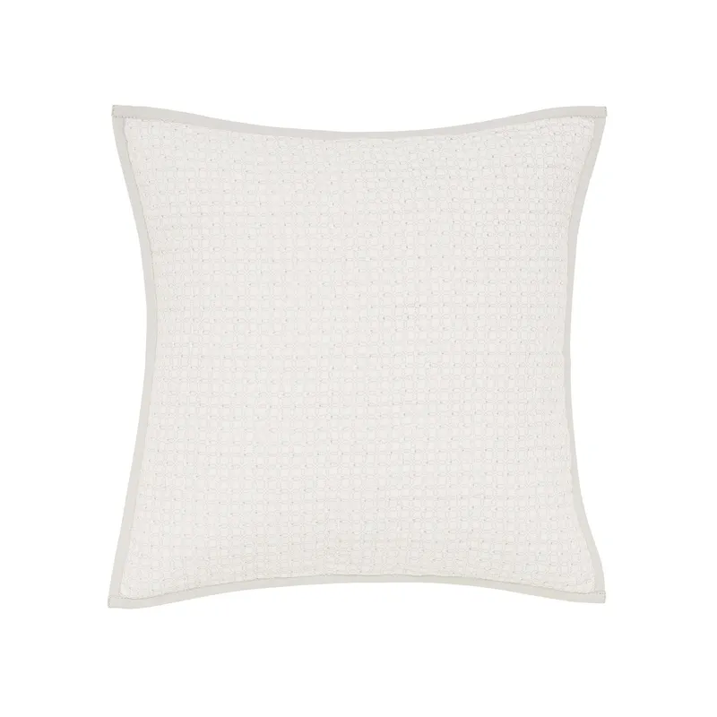 Murmur Dora Quilted Cushion 40cm x 40cm, Cloud Grey