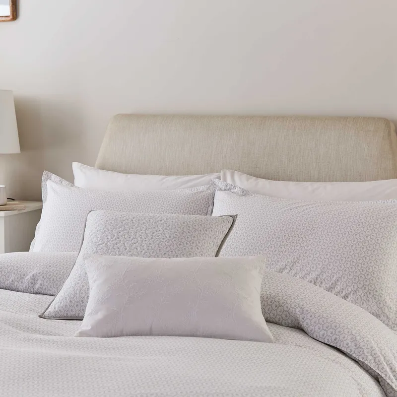 Murmur Florin Duvet Cover Double Linen
