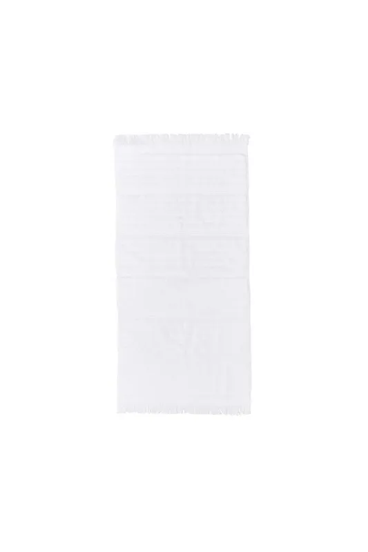 Murmur 'Leif' Cotton Towels in White White