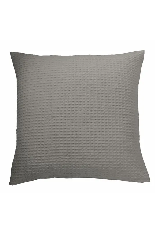 Murmur Lida Pair of Square Oxford Pillowcases, Cloud Grey