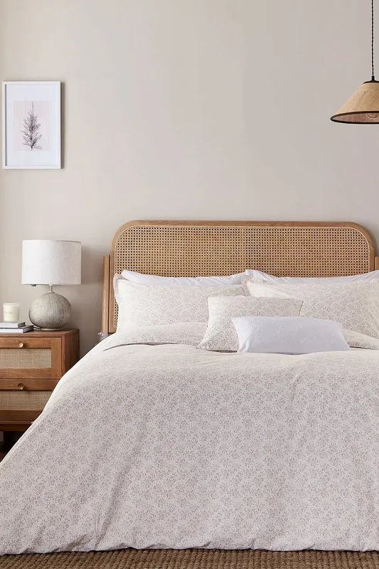 Murmur Mae Duvet Cover Double Shell Pink