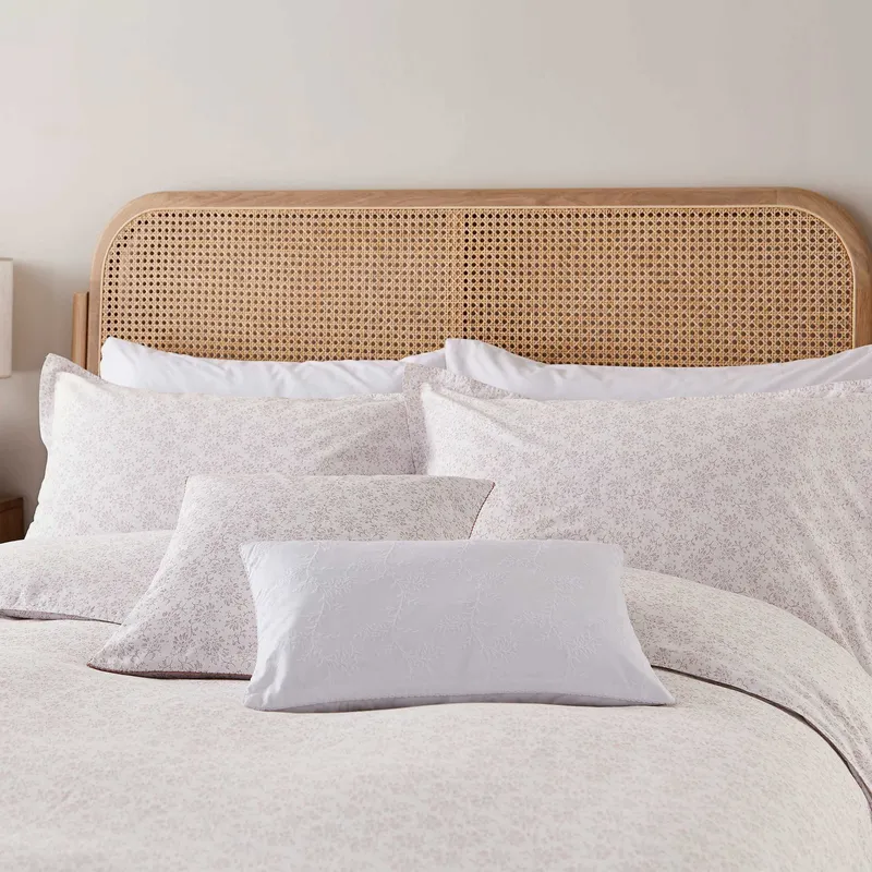 Murmur Mae Duvet Cover Single Shell Pink