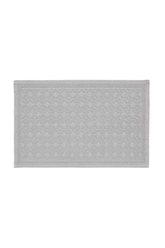 Murmur 'Stella' Cotton Percale Bath Mat in Grey Grey