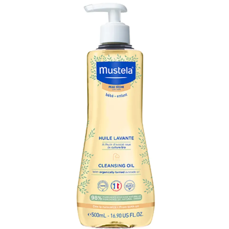 Mustela Bath Oil for Baby 500mL