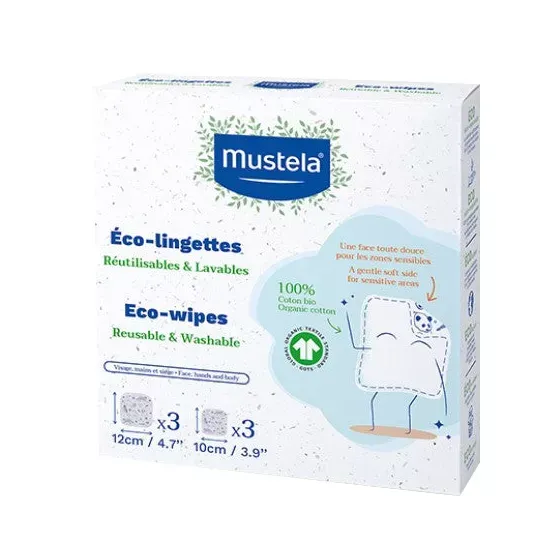 Mustela Bebé Eco Reusable Towels x6 Units