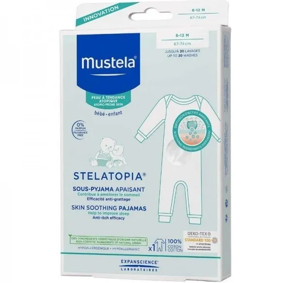 Mustela Stelatopia Skin Soothing Pajamas 1 un. 6-12 Months (67-74cm)