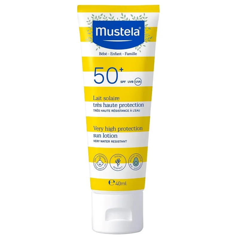 Mustela Very High Protection Sun Face Lotion Spf 50 + 40mL SPF50+