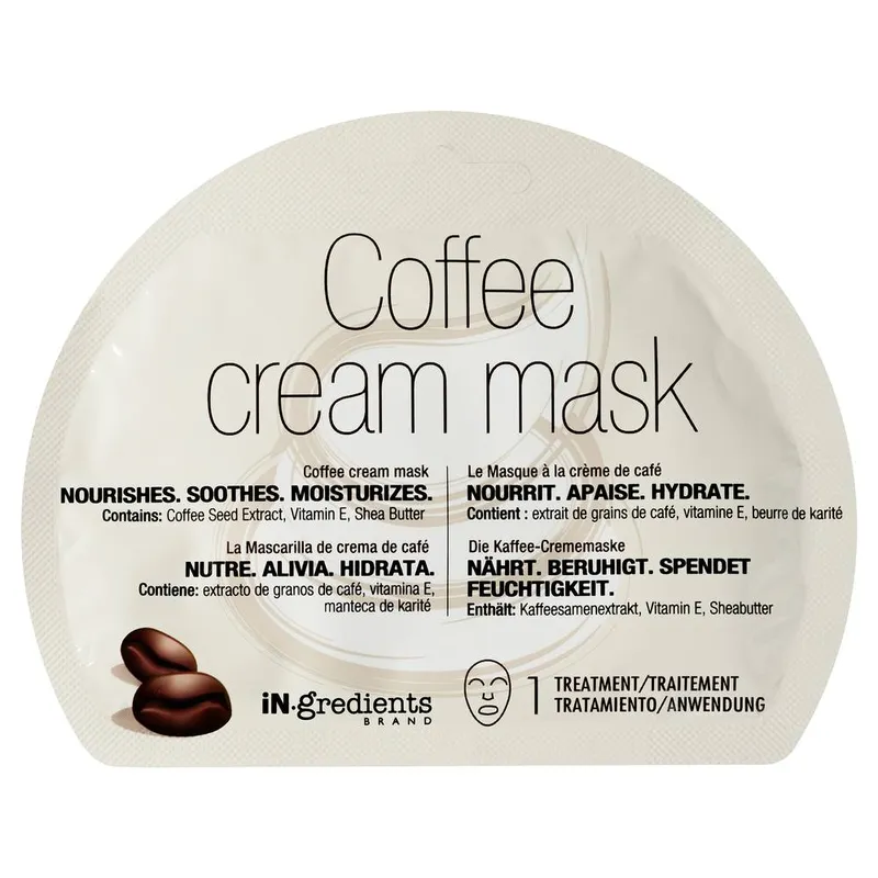 My iN.gredients Coffee Cream Face Mask 1pc in Brown Brown