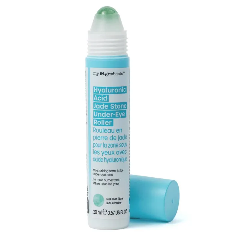 My iN.gredients Hyaluronic Acid Jade Stone Under Eye Roller 20ml in Blue Blue 20ml